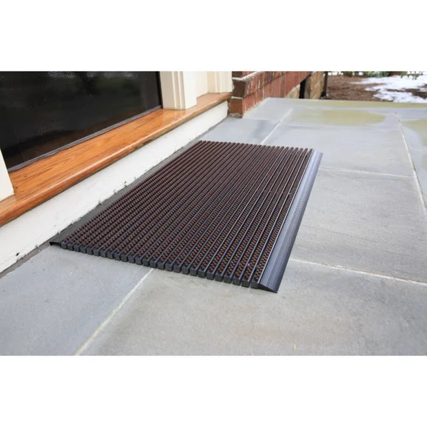 Mats Inc. World&s Best Ultimate Outdoor Bristle Entrance Mat - Brown, 1.5& x 2.5&