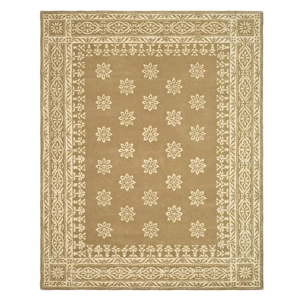 Martha Stewart by Safavieh Gracious Garden Wool Rug (4& x 6& - Spud)