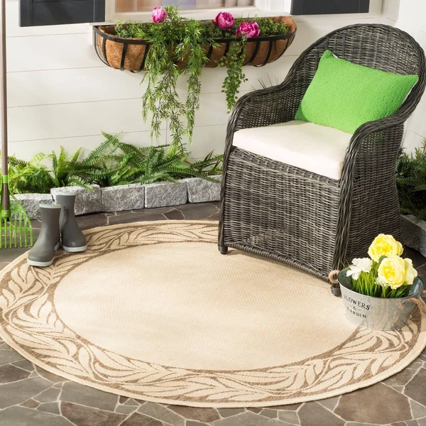 Safavieh Courtyard Area Rug CY1551 Natural, Terra, 6& 7x22 x 9& 6x22