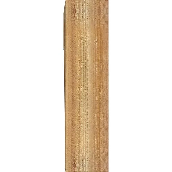 Ekena Millwork BKT06X24X24TRA05RWR 6x22W x 24x22D x 24x22H Traditional Block Rough Sawn BRACKET - Western Red Cedar