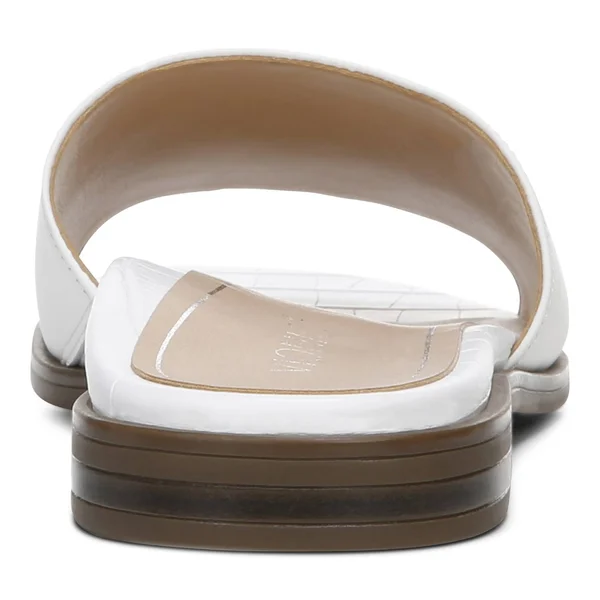 Vionic Demi Women's Heeled Slide Sandal White - 5 Medium