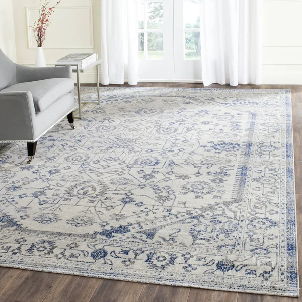 Safavieh Artisan ATN318C 5&1x22 x 7&6x22 Silver, Blue Area Rug