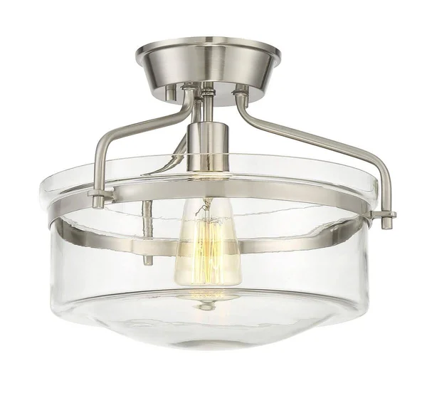 Trade Winds Gardner Ceiling Light in Brushed Nickel