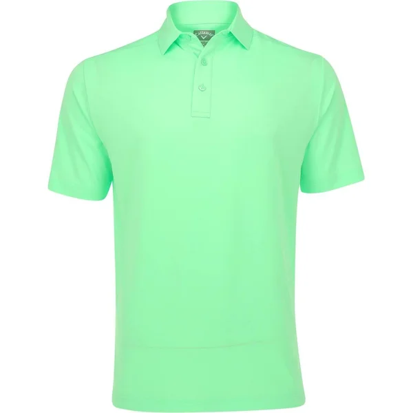 Callaway Men's Cooling Micro Hex Polo Shirt - Carnival Glass Green, Size 3XL, Polyester/Spandex
