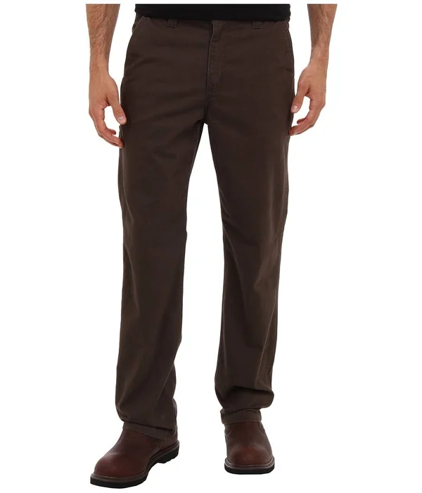 Carhartt Men's Rugged Work Khaki Pants Dark Coffee