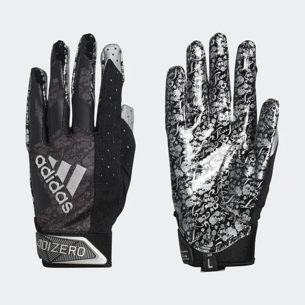 Adidas Adizero 9.0 Royalty Receiver Gloves, Small, Black