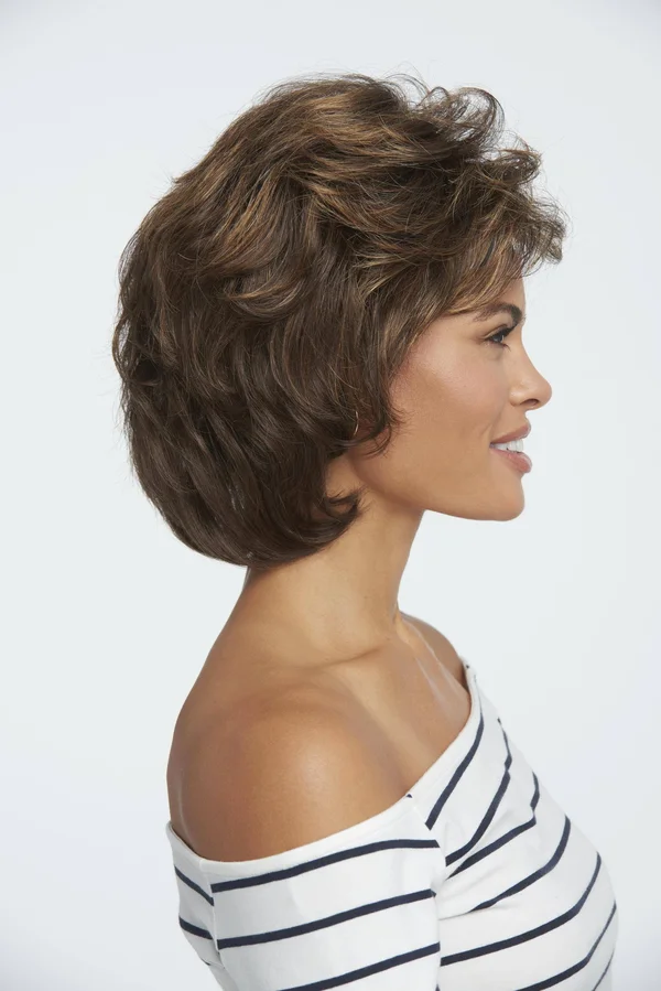 Raquel Welch Salsa Synthetic Wig - R9s Glazed Mahogany