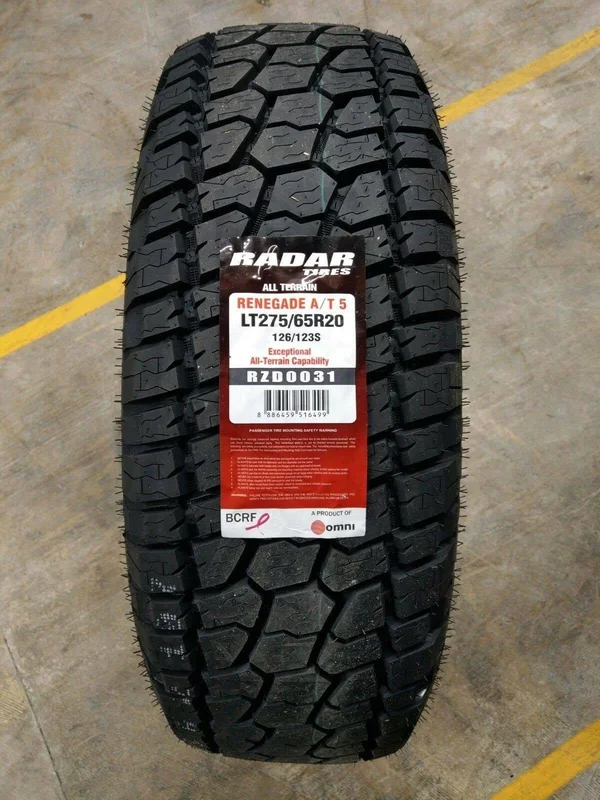 Radar Renegade AT5 All-Terrain Tire - LT275/65R20 126/123S