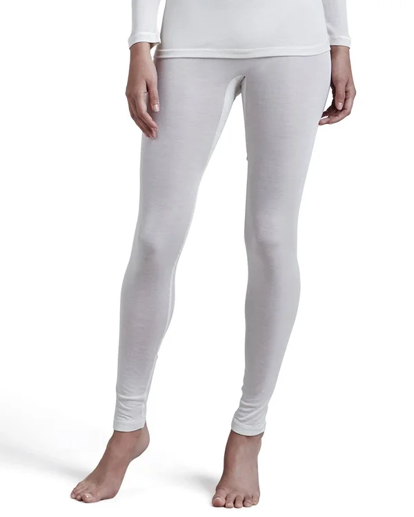 Hanro Pure Silk Leggings - Pale Cream, Women's, Xs