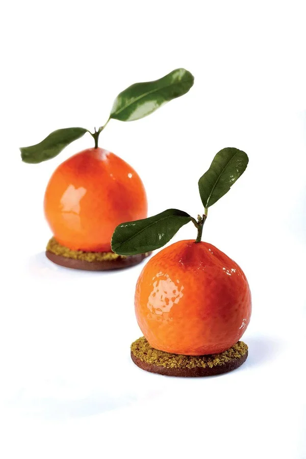 Pavoni Tutti Frutti Silicone Baking Mold Freezing Mould, Tangerine