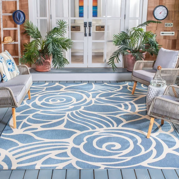 Safavieh Courtyard CY5141A 6&7x22 x 9&6x22 Rust - Sand Area Rug