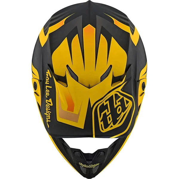 Troy Lee Designs SE4 Carbon Helmet Flash Blue/White 2X-Large