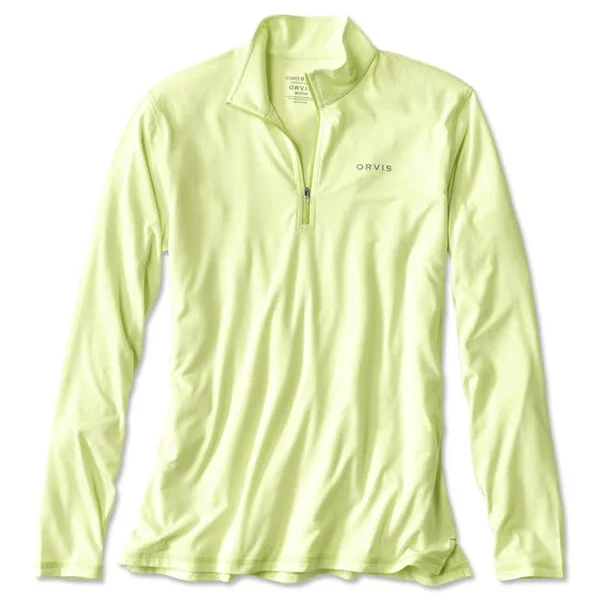 Outsmart Zipneck Shirt for Men, Honeydew, Size Large