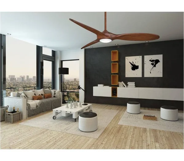 Minka Aire F838L-SL Force Silver 60x22 LED Ceiling Fan