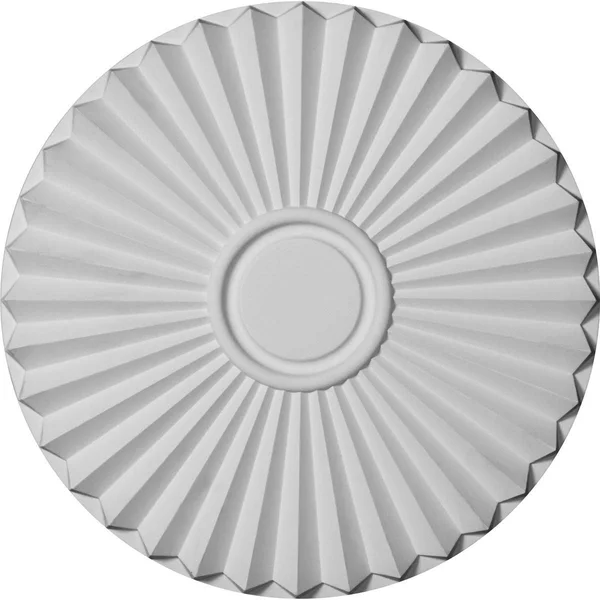 19 3/4 inchod x 1 3/8 inchp Shakuras Ceiling Medallion (FOR Canopies Up to 5 inch), Hand-Painted Rich Gold