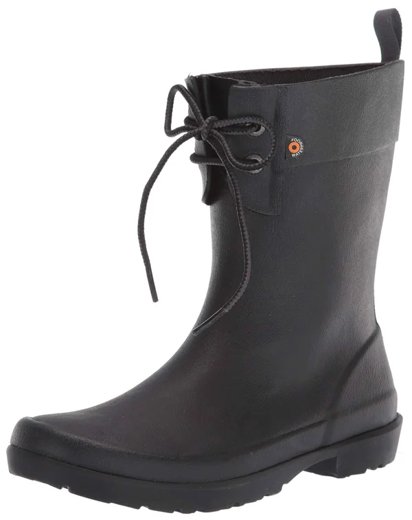 Bogs Flora 2 Eye Boot 8 Women's Black