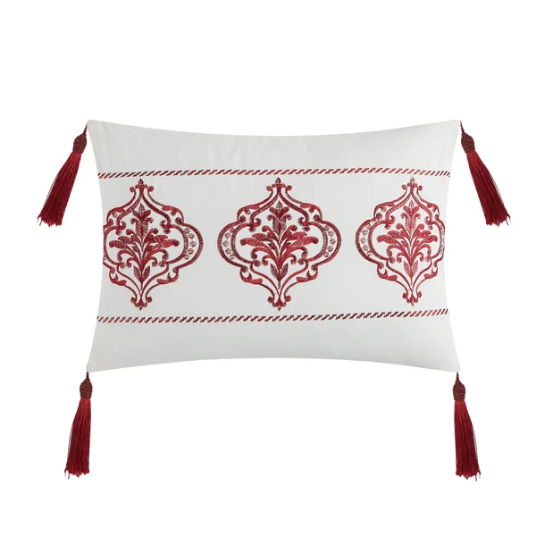 Chic Home Mya 5-Piece Embossed Comforter Set - King, Brick Red