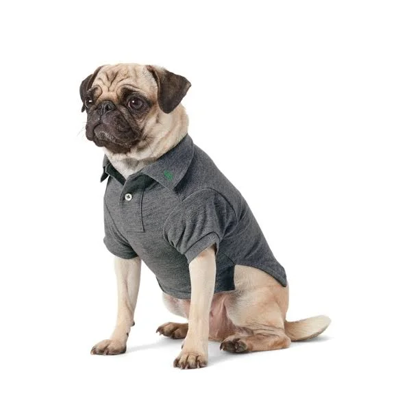Ralph Lauren Cotton Mesh Dog Polo Shirt - Size XL in Barclay Heather