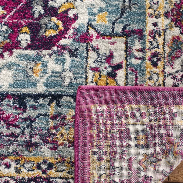 Safavieh Evoke EVK275R 6&7x22 x 9&0x22 Fuchsia, Ivory Area Rug