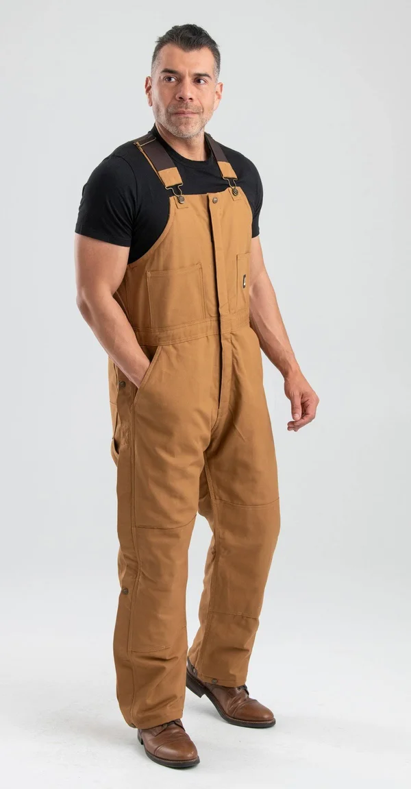 Berne Deluxe Insulated Bib Overall Black 6XL Short