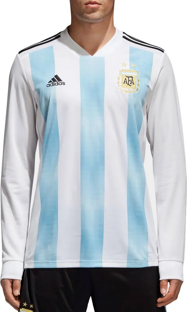Adidas Argentina Long Sleeve Home Jersey 2018