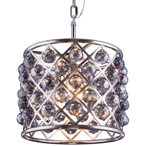 Elegant Lighting-1206D14MB/RC-Madison - 14 inch 4 Light Pendant Matte