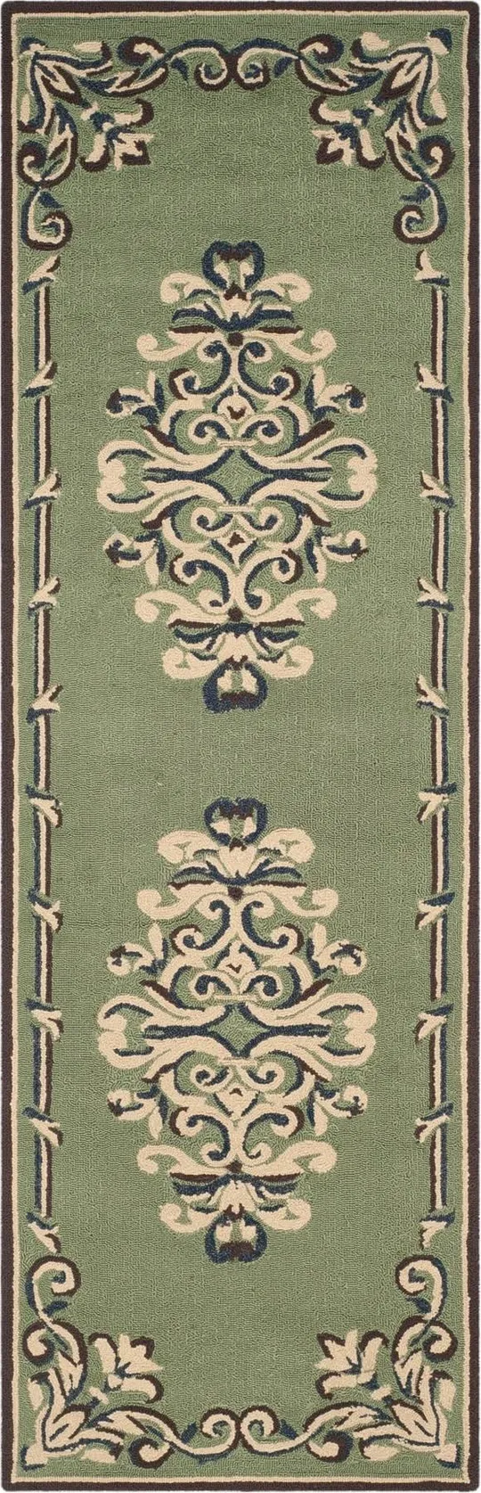 Safavieh DuraRug EZC735C Sage - Multi 6& Round Area Rug