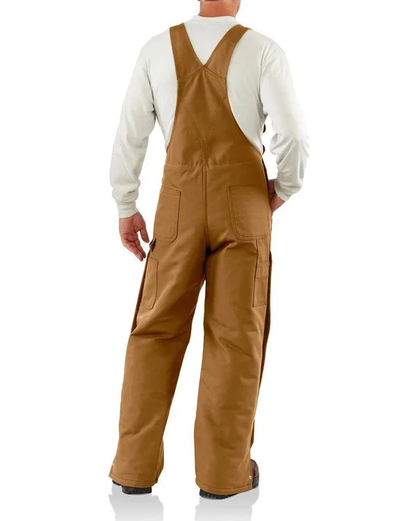 Carhartt Flame-Resistant Duck Bib Overall/Quilt-Lined