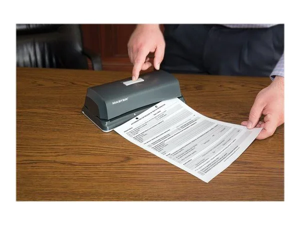 MASTER EP323 - Electric hole punch - 12 sheets - 3 holes