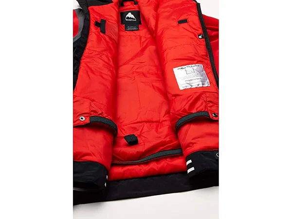 Burton Boys& Game Day Jacket - True Black, Flame Scarlet, S