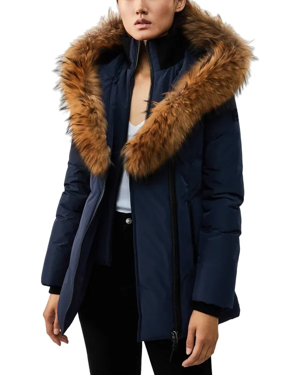 Mackage Adali Fur Trim Down Coat 3764609 - x Small - Black