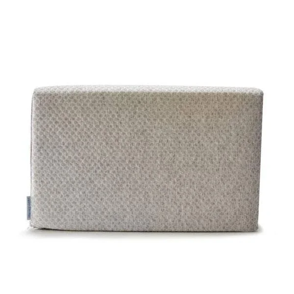 Lounge Doctor Elevating Leg Rest Pillow Wedge Foam W Heather Grey Cover Small