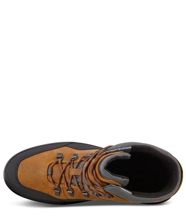 Ecco Men's Soft 7 Tred GTX Terrain Mid Boots - Black/Amber