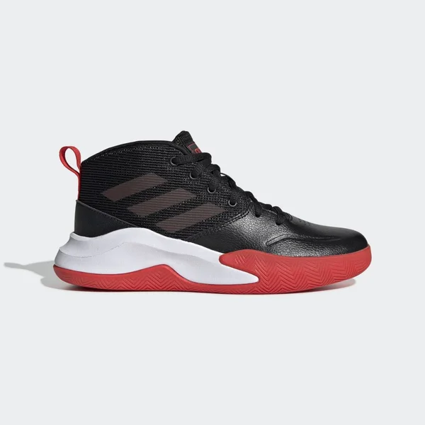 Adidas Boys& Own The Game Basketball Shoes - Wide - Black