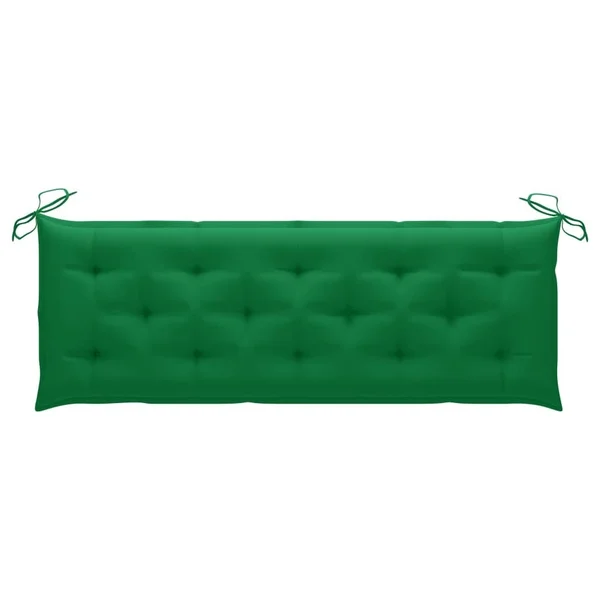 vidaXL Garden Bench with Cushion 61.8x22 Solid Acacia Wood
