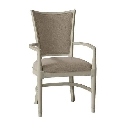 Garland Upholstered Arm Chair Fairfield Chair Body Fabric: 3155 Linen - Frame Color: Almond Buff