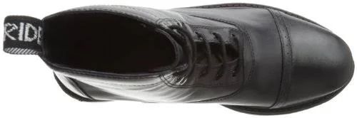 TuffRider Ladies Baroque Lace Up Paddock Boots - 7 - Black