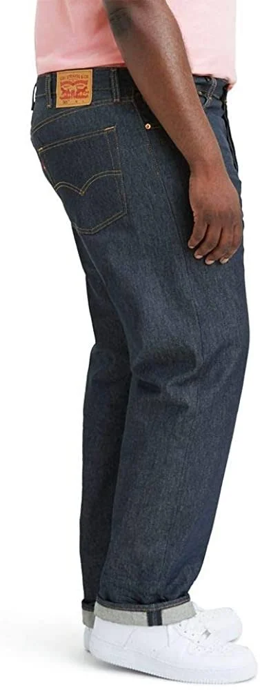 Levi&s Men's Big & Tall 501 Original Shrink to Fit Jeans - Rigid