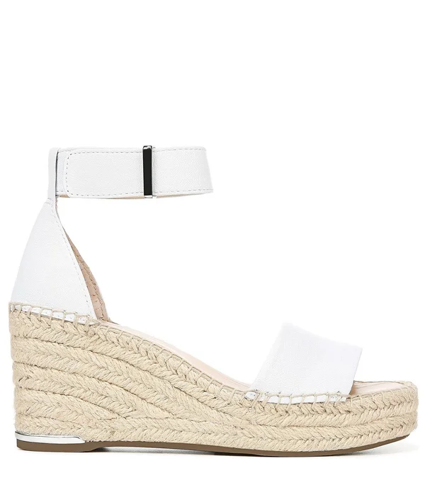 Franco Sarto Clemens Wedge Sandals - White