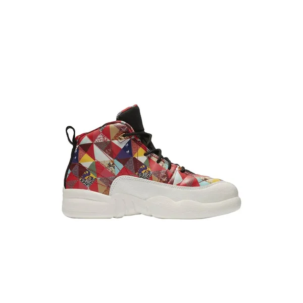 Nike Jordan 12 Retro CNY Little Kids& Shoe, True Red, 3