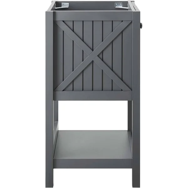 Modway Steam 23x22 Bathroom Vanity Cabinet (Sink Basin Not Included) Gray