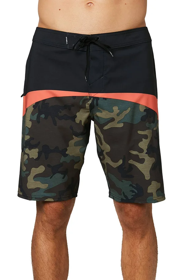 O&Neill Hyperfreak Men's Boardshorts, 34, Camo