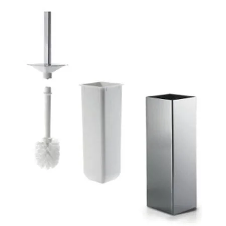 WS Bath Collections Gealuna 15.7in. H Free Standing Toilet Brush and Holder