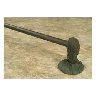 Anne at Home 1600-17 Oceanus Towel Bar w/ Small Rosette - Towel Bars