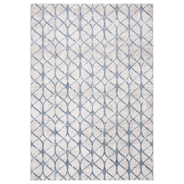 Safavieh Amelia Gray/Blue 4 ft. x 6 ft. Geometric Area Rug