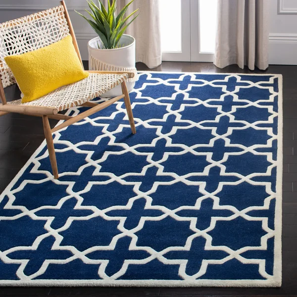 Safavieh Chatham Dark Blue & Ivory 2&-3x22 x 5& Rug