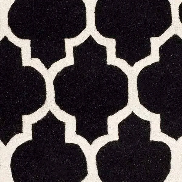Safavieh Chatham Black & Ivory 4& x 6& Rug