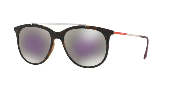 Prada Linea Rossa PS 02TS U61129 Havana Oval Sunglasses