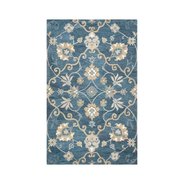 Rizzy Leone LO9985 Blue Rug 8& x 10&