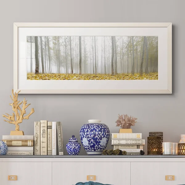 Poplar Grove-Premium Gallery Framed Print - Wood - White